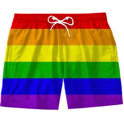 Short Bermuda de Praia Orgulho LGBTQIAP+ - bermaor... - HELPFULL