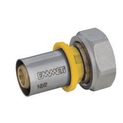 Conector Femea Gás Móvel 16mm X 1/2 - Hidralmarchi