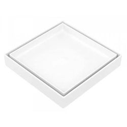 Ralo Oculto Invisível 15x15 Branco - Hidralmarchi