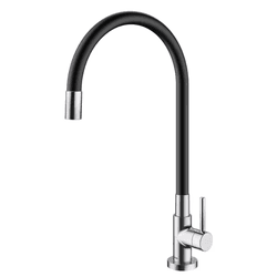 Torneira Para Cozinha De Mesa Preta Docol Spice - Hidralmarchi