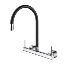 Misturador Para Cozinha De Parede Preta DocolSpic - Hidralmarchi