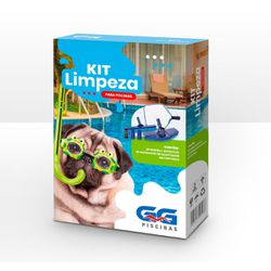 Kit limpeza para piscinas 6 peças – GG piscinas - Hidráulica Tropeiro