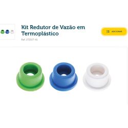Kit Redutor de Vazão Blukit - Hidráulica Tropeiro