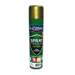 Spray Multiuso Dourado 400ml - Eucatex - Hidráulica Tropeiro