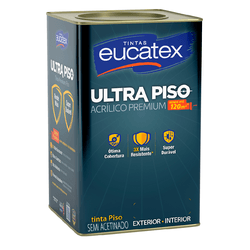 Eucatex Ultra Piso Cinza 18L - Hidráulica Tropeiro