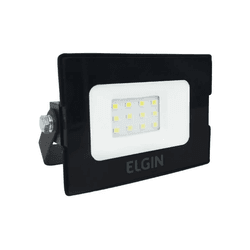 Projetor Led 10w 6500k Preto Elgin - Hidráulica Tropeiro