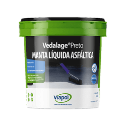 MANTA LÍQUIDA ASFÁLTICA VEDALAGE 18L - PRETO | VIA... - Hidráulica Tropeiro