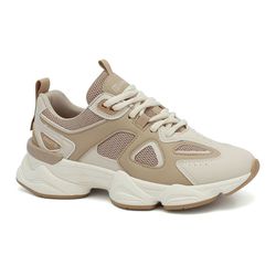 TÊNIS FEMININO CASUAL RAMARIM 2590231-1 MOCCA LANÇ... - HILDA COSTA