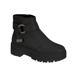BOTA FEMININA MOLECA C/ ZÍPER 5351-103 PLATAFORMA ... - HILDA COSTA