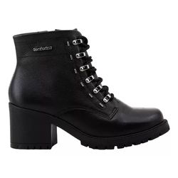 COTURNO FEMININO COMFORTFLEX COURO LEGÍTIMO TRATOR... - HILDA COSTA