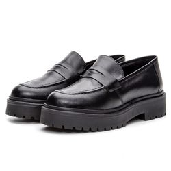 Mocassim Feminino Tratorado FLOATHER PRETO - Mister Couros