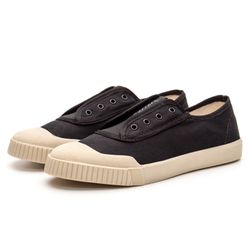 TENIS SLIP-ON FEMININO DE LONA MODELO BELLA PRETO