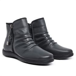 Bota Lucy Feminina de Couro Lançamento 2024! Cor: ... - Mister Couros