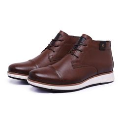 Bota Casual Ankle Boot Taurus - Floter Café - Mister Couros