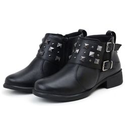 Bota Isabelly Cor: 0845 Preto - Mister Couros