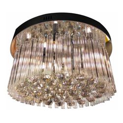 PLAFON CRISTAL REDONDO MADRID NOBRE 40 CM - 14098 - BellaLuz | Lighting Store