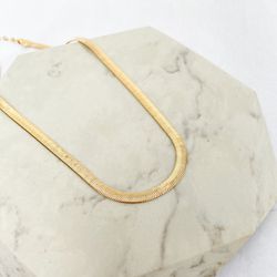 Choker Fita Folheado em Ouro 18k - IAIÁ Semijoias