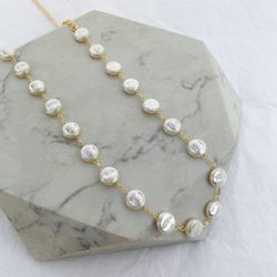 Colar Choker Pérola Barroca Folheado em Ouro 18k - IAIÁ Semijoias