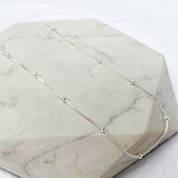 Colar Choker Bolinhas Folheado em Prata 925 - IAIÁ Semijoias