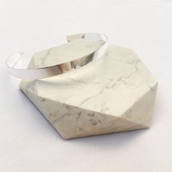 Colar Choker Aro Liso Larga Folheado em Prata 925 - IAIÁ Semijoias