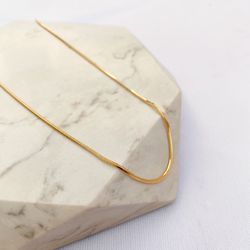 Colar Choker Diamantada Fina Folheado em Ouro 18k - IAIÁ Semijoias