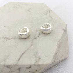 Brinco Argola Lisa Folheado Em Prata 925 - IAIÁ Semijoias