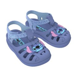 Sandália Disney Magic Aranha Baby Stitch Azul - Gr... - Ia Ou