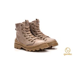 Bota Coturno Infantil Masculina Concreto Gambo - B... - Ia Ou