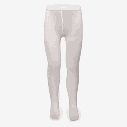 Meia-calça Infantil Feminina Algodão Lisa Branco -... - Ia Ou
