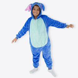 Macacão Kigurumi Infantil Stitch 3 a 4 Anos - Disn... - Ia Ou