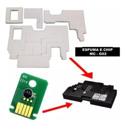 Chip + Esponja Almofada Caixa De Manutenção Para C... - ID Distribuidora