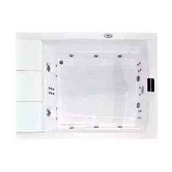 Banheira Concept Tub para 3 Pessoas 194x151x74CM 6... - Ideale em Casa
