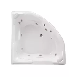 Banheira Nyon 155x155x58Cm 2 Pessoas 324L Axell - ... - Ideale em Casa