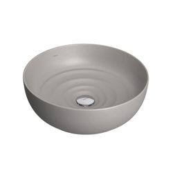 Cuba de Apoio Deca Redonda 40cm Gota Soft Antracit... - Ideale em Casa