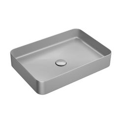 Cuba Inox Deca de Apoio Retangular Antracite - LI.... - Ideale em Casa