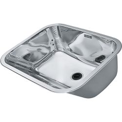 Tanque Monobloco Franke Alto Brilho Aço Inox 55x45... - Ideale em Casa