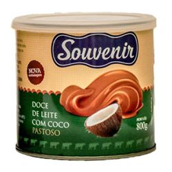 DOCE DE LEITE SOUVENIR COM COCO 800 GRAMAS - IGUARIAS DA CANASTRA