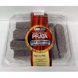BANANINHA CRISTALIZADA 400 GRAMAS SABORES DA PRATA - IGUARIAS DA CANASTRA