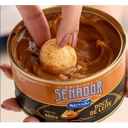 DOCE DE LEITE SENADOR LATA 400 GRAMAS - IGUARIAS DA CANASTRA