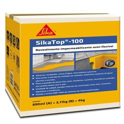 ARGAMASSA SIKA TOP 100 4KG - SIKA - Impermix | Materiais de Construção