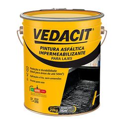 CARBOLASTICO 1 (PINTURA ASFALTICA) 20KG - VEDACIT - Impermix | Materiais de Construção