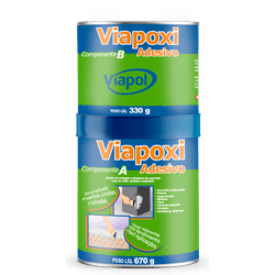 ADESIVO EPOXI VIAPOXI 1KG VIAPOL - Impermix | Materiais de Construção