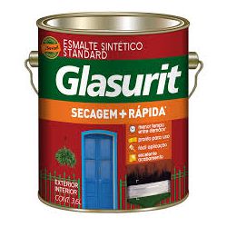 ESMALTE GLASURIT PRETO BR SECAGEM + RÁPIDA 3,6 L - Impermix | Materiais de Construção