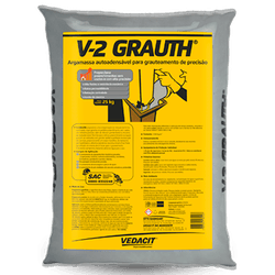 GROUT V-2 GRAUTH 25 KG VEDACIT - Impermix | Materiais de Construção