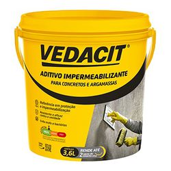 ADITIVO IMPERMEABILIZANTE VEDACIT 3,6 L - Impermix | Materiais de Construção