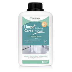 LIMPE CERTO LIMPEZA PROFUNDA 1L - NANO4YOU - Impermix | Materiais de Construção