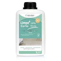 LIMPE CERTO 100% DETERGENTE NEUTRO 1L - NANO4YOU - Impermix | Materiais de Construção