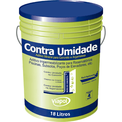 IMPERMEABILIZANTE CONTRA UMIDADE 18L VIAPOL - Impermix | Materiais de Construção