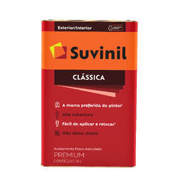 TINTA ACRÍLICA CLASSICA SUVINIL 18L - Impermix | Materiais de Construção