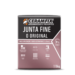 REJUNTES CERAMFIX JUNTA FINE 1KG - Impermix | Materiais de Construção